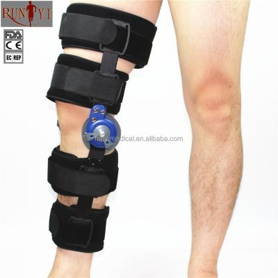 China Dual Axis Motion Control Hinges Angle Adjustable Post ROM Hinge Knee Brace / Knee Op Support for sale