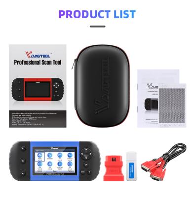 China VDIAGTOOL VT600 Universal OBD2 Scanner Engine ABS SRS EPB Oil Service Reset Injector Coding obd2 Key Programmer Support All Systems for sale