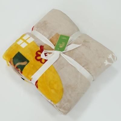 China Wholesale Baby Blanket Super Warm Envelope Blanket Fleece Blanket Lovely In Colors for sale