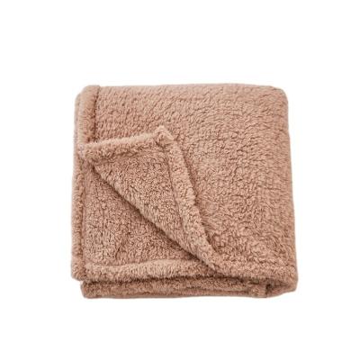 China Warm Sherpa Blankets Custom Blanket Wholesale Sherpa Fleece Throw Blanket for sale