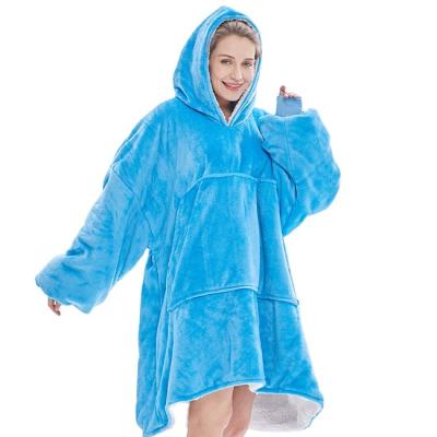 China New Pure Polyester Fleece Fashion Portable Covering Oversized Hoodie Cover for sale