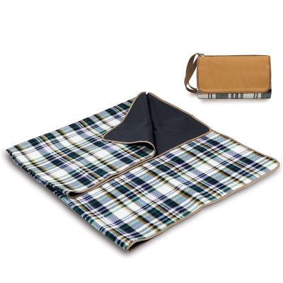 China Lightweight Portable Foldable Waterproof Travel Checkerboard Picnic Blanket Custom for sale