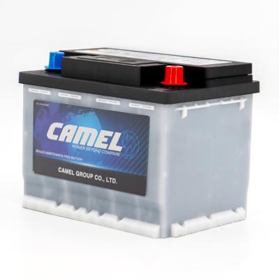 China Camel brand car start and stop batteries 4S lead acid batteries 12V 60Ah Efb battery 242*175*190*190mm for sale