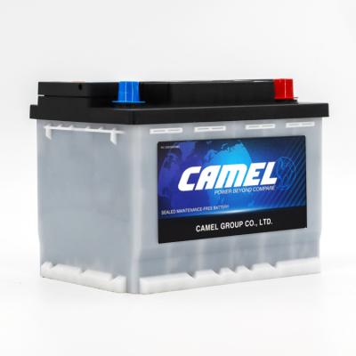 China Camel Brand 4S 12V Start Stop Car Battery Lead Acid Charger 60Ah 640 Min Efb Battery Start Stop 242*175*190*190mm for sale