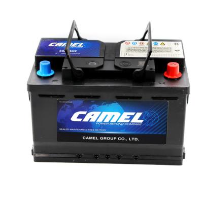 China Camel Car Deep Cycle 12V 54Ah Automotive Lead Acid Batteries 286' Start Maintenance Free Battery Brand; ± 2*175Â ± 2*174*174mm for sale