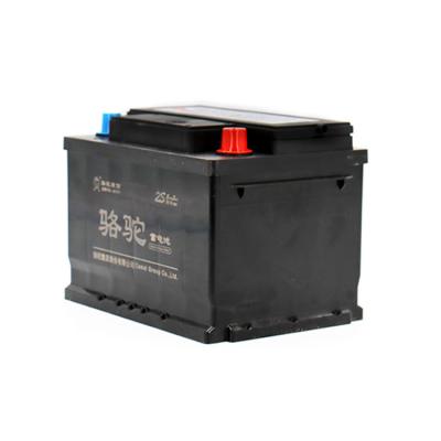 China Factory Camel Brand 2S Car Storage Battery Maintenance Free Jump Start 12V Lead Acid Battery 54Ah 286′ ± 2*175Â ± 2*174*174mm for sale