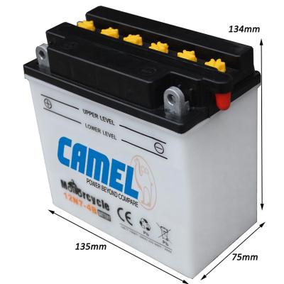 China Camel Brand Electric Battery Motorcycle Lead Acid Battery Charger Dry Charged 02 (E10) Manufacturer for sale