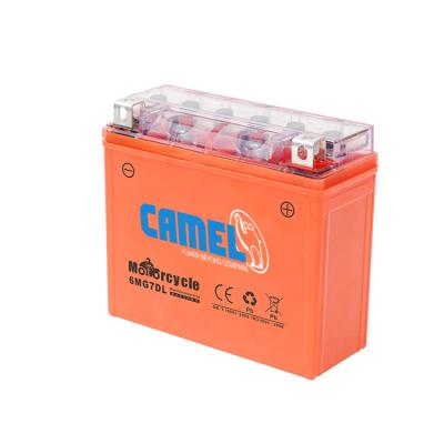 China 6Mg7Dl camel brand 12V 6Ah sealed lead acid batteries for electric motorcycle gel battery 02 (E10) for sale