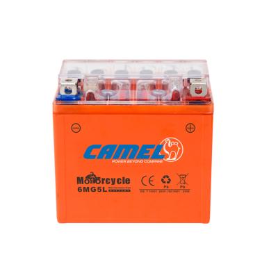 China Electric Battery 4.5Ah Camel Brand Acid Lead Motorcycle Battery Gel 12V 02 (E10) for sale