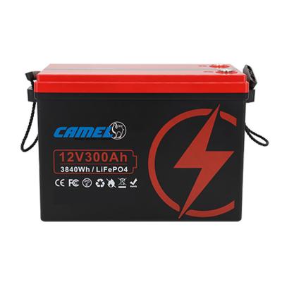 China Camel 12V 300Ah Lifepo4 Pack For Solar System Lifepo4 12V 300Ah 12V Golf Cart Battery Golf 12V300AH for sale