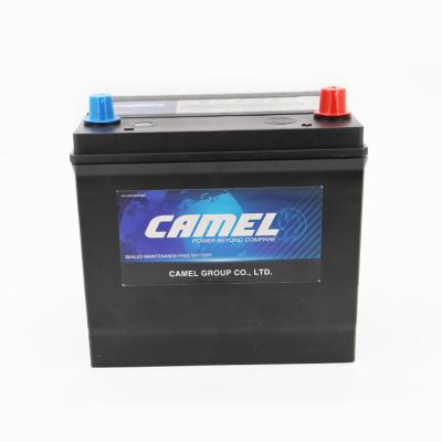 China Camel Brand 12V Car Lead Acid Batteries For Hyundai Kia Peugeot 293 186 170 190mm for sale