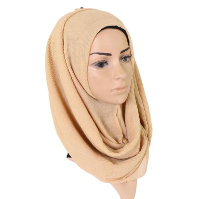 China Muslim Turkish Hijab Shawl Pleat Satin Hijabs Shawl Tank Top Hijab Simple Shawls Woman Ladies Girle Fashion for sale