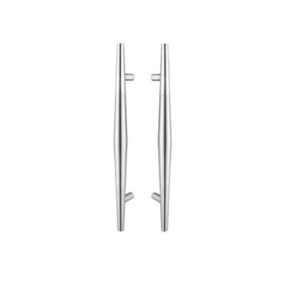 China Morden Alibaba Successes H Shaped Double Side Glass Door Stainless Steel Pull Handle for sale