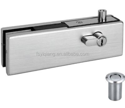 China China Wholesale Hotel Stainless Steel Tempered Glass Sliding Door Lock For Hotel for sale