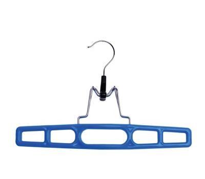 China SHOW Wholesale plastic pants hanger plastic skirts hanger for sale