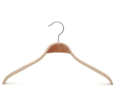 China SHOW Anti-Slip Laminated Wood Hangers Laminated Hanger for sale