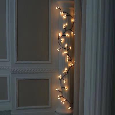 China String Rattan Lights 2.5m+5m Power Line 110V 220V to 31V Fairy Lights Rattan String Lights Branch Lamp for Christmas Tree Decoration Cabinet for sale