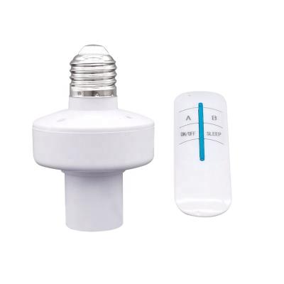 China Wholesale E27 Screw Goods Screw Lamp Bulb Holder Cap Socket Switch Wireless Remote Control Light Sleep On for sale