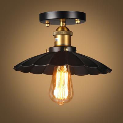 China 110V 220V 85-265V America Screw Style Vintage Lights Edison Bulb Dia 25CM E27 E26 Base Pendant Lamp Holder Shade For Cafe Hotel for sale