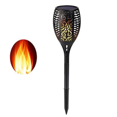 China Wholesale Waterproof Theme Park Garden Fire Torch Light Shape Led Solar Flame Lamp for sale