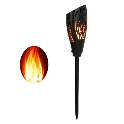 China Garden Led Flame Lamp for Outdoor Garden Waterproof 3 Modes 99 LED Solar Flame Lamp Torch Flickering Lights for sale