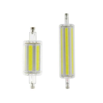 China Garden Dimmable COB R7S LED Lamp 8W 15W 78mm 118mm LED R7S Bulb AC85-265V Replace Halogen Light Spot Light r7s 78 r7s 118 for sale