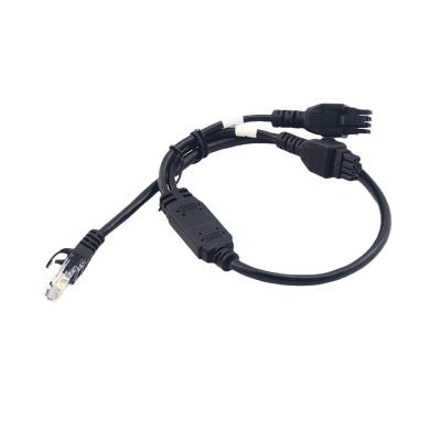 China 6p RJ45 Electronics 1 To 2 Original Molex 3.0 2x4p Harness Terminal Housing Cable for sale