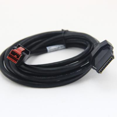 China Molded shielded 24v powered usb cable for thermal scanner / pos printer terminal for sale