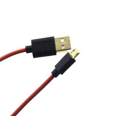 China Short MP3/MP4 Player Usb To Micro Usb Data Cable Usb Charging Cable for sale