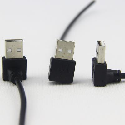 China Angle USB Jack Right Angle USB 2.0 AF To 90 Degree USB 2.0 B Cable , right angle usb cables for sale