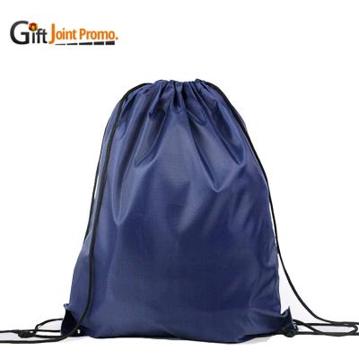 China Drawstring Bag / Backpack 210D Drawstring Sport Shoe Bag Polyester Backpack Promotional Bags for sale