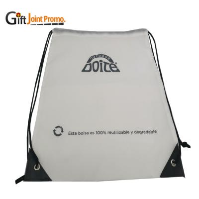 China Custom Drawstring Bag/Polyester Drawstring Backpack Promotional Bag 210D Polyester Drawstring Backpack for sale