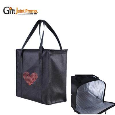 China Hand Lunch Insulated Cooler Bags Promotional Cooler Bag Insulated Non Woven Cooler Bag Picnic Cooler Bag for sale