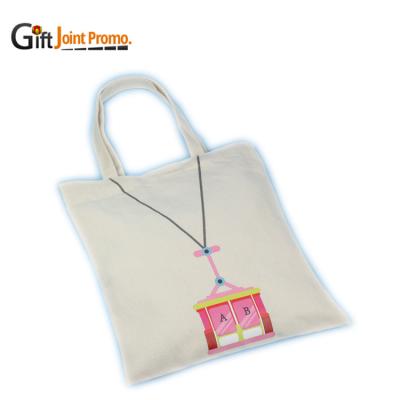 China Custom Canvas Long Shoulder Handle Foldable Tote Promotional Corporate Gift Cotton Tote Bag for sale