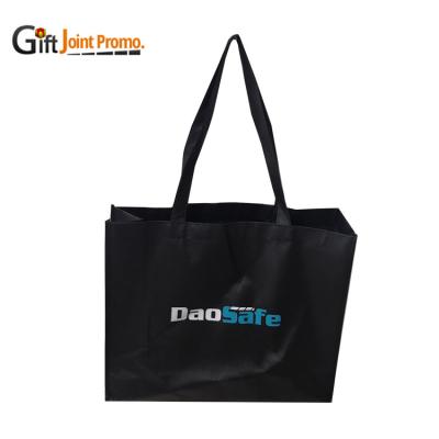 China Handbag/Shoulder Bag Wholesale Customized Non Woven Grocery Tote Packing Bag With LOGO Printing for sale