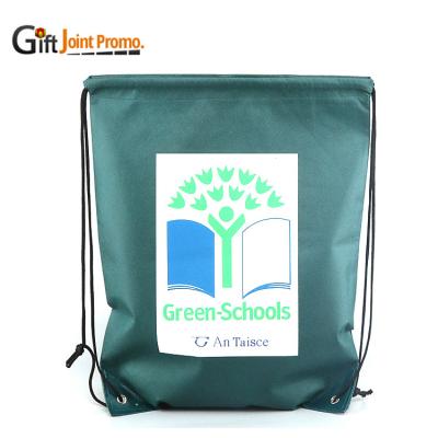 China Drawstring Bag/Backpack LOGO Non Woven Bags Drawstring Custom Made Wholesale Tote Shoe Bag for sale