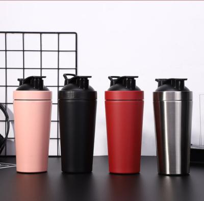 China Free Shipping Promotion Viable Sample Gym Water Bottles Stainless Steel Shakers With Logo Protein Gym Shaker Custom Shaker Cup for sale