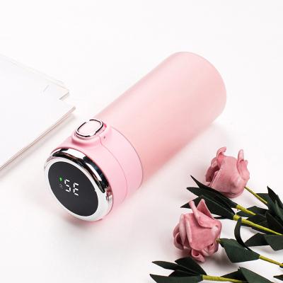 China Free Shipping Smart Water Bottle PORTABLE With Temperature Stainless Steel Water Bottle LED Temperature Display Vacuum Flasks for sale