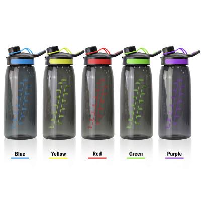 China Sustainable Outdoor 1 Gallon BPA ECO Free Plastic Water Bottle With Weather Marker for sale