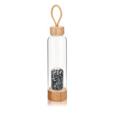 China New Design Sustainable Amazon Shape Drink Water Bottle With Crystal for sale