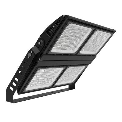 China Outdoor Sport Stadiums IP66 50W 100W 150W 200W 300W 400w Ac85-265v Tennis Court Led Flood Light Stadium High Pole Lamp for sale