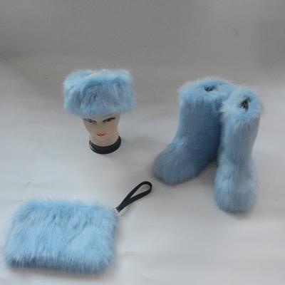 China Lovely Infant Massage Faux Fur Snow Boots Snow Boots Snow Boots Seller for sale