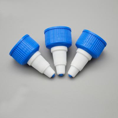 China Non Spill 20mm Disc Plastic Bottle Tip Top Cap Plastic Twist End Caps for sale