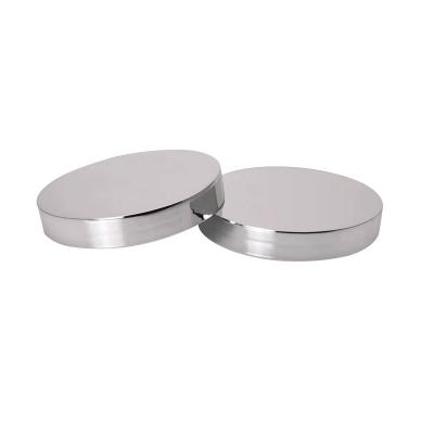 China Non spill electroplating material plastic bottle cap 89 mm plastic tank cap /jar lid for sale