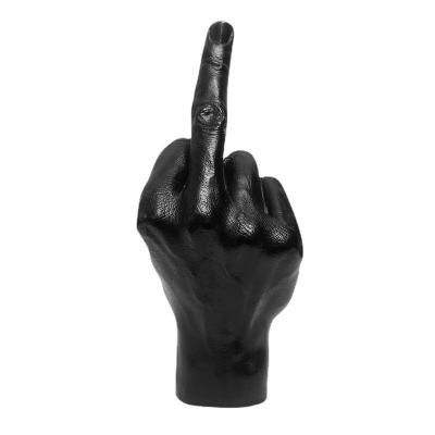 China JOWYAR Europe Ministry of Interior Office Decoration Hand Right Middle Finger Up Statue Style Hand Pocket Figures Ornaments for sale