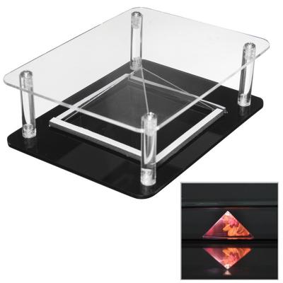 China Universal Frame 3d Video 3D Hologram Pyramid Display Projector For Any Smart Mobile Phone for sale