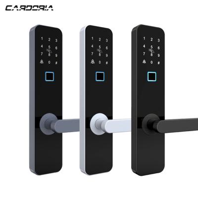 China Wooden Door Hot Selling Key Card Operation Guest IC Card Door Lock Golden Suppliers Portable Electric Door Lock for sale