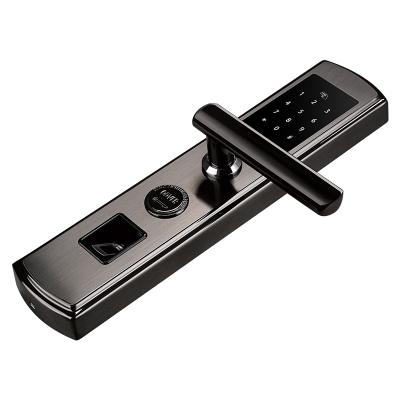 Chine Anti-peep Code Hot Sale Black Sliding Window Lock Door Cylinder Electric Fingerprint Lock for Office Building and House à vendre