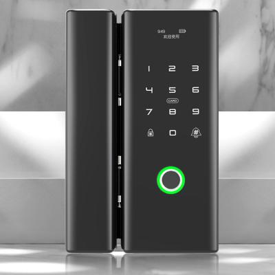 Chine Frame Wifi Tuya Remote APP Door Lock Electronic Fingerprint IC Card Biometric Password For Smart Conpany à vendre