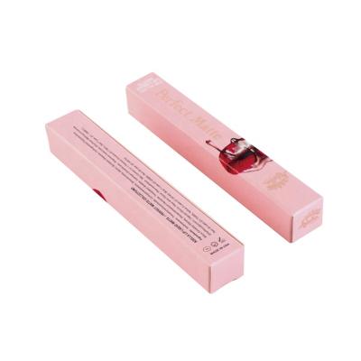 China Handmade Customize Beauty Mascara Packaging Box Lip Gloss Box Package Lipstick Box for sale